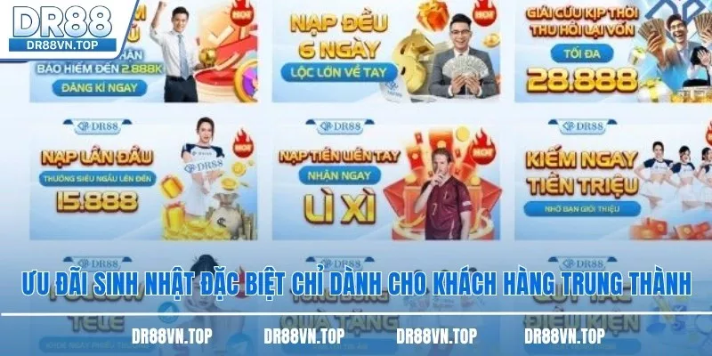 Ưu đãi sinh nhật đặc biệt chỉ dành cho khách hàng trung thành