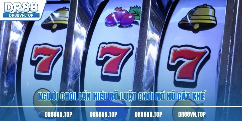 Người chơi cần hiểu rõ luật chơi nổ hũ cây Khế